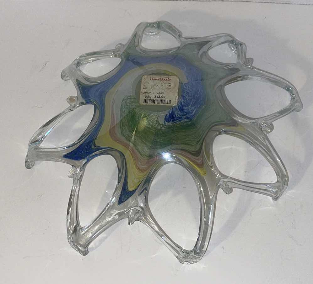 Photo 2 of MURANO STYLE STRETCHED GLASS STARFISH 13”