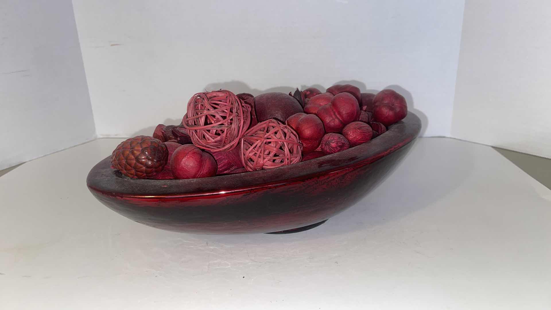 Photo 2 of AUTUMN INSPIRED WINE-COLORED TABLE DECOR 15”