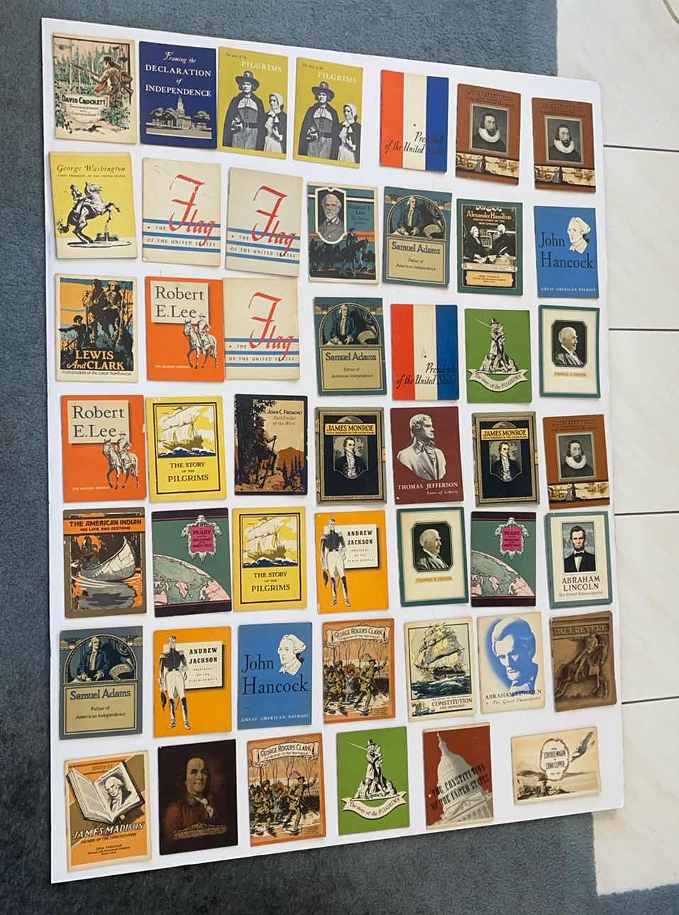 Photo 1 of 51-VINTAGE JOHN HANCOCK MUTUAL LIFE INSURANCE COMPANY ASSORTED AMERICAN HISTORY PRINT PAMPHLETS (SOME DUPLICATES) C.1920'S