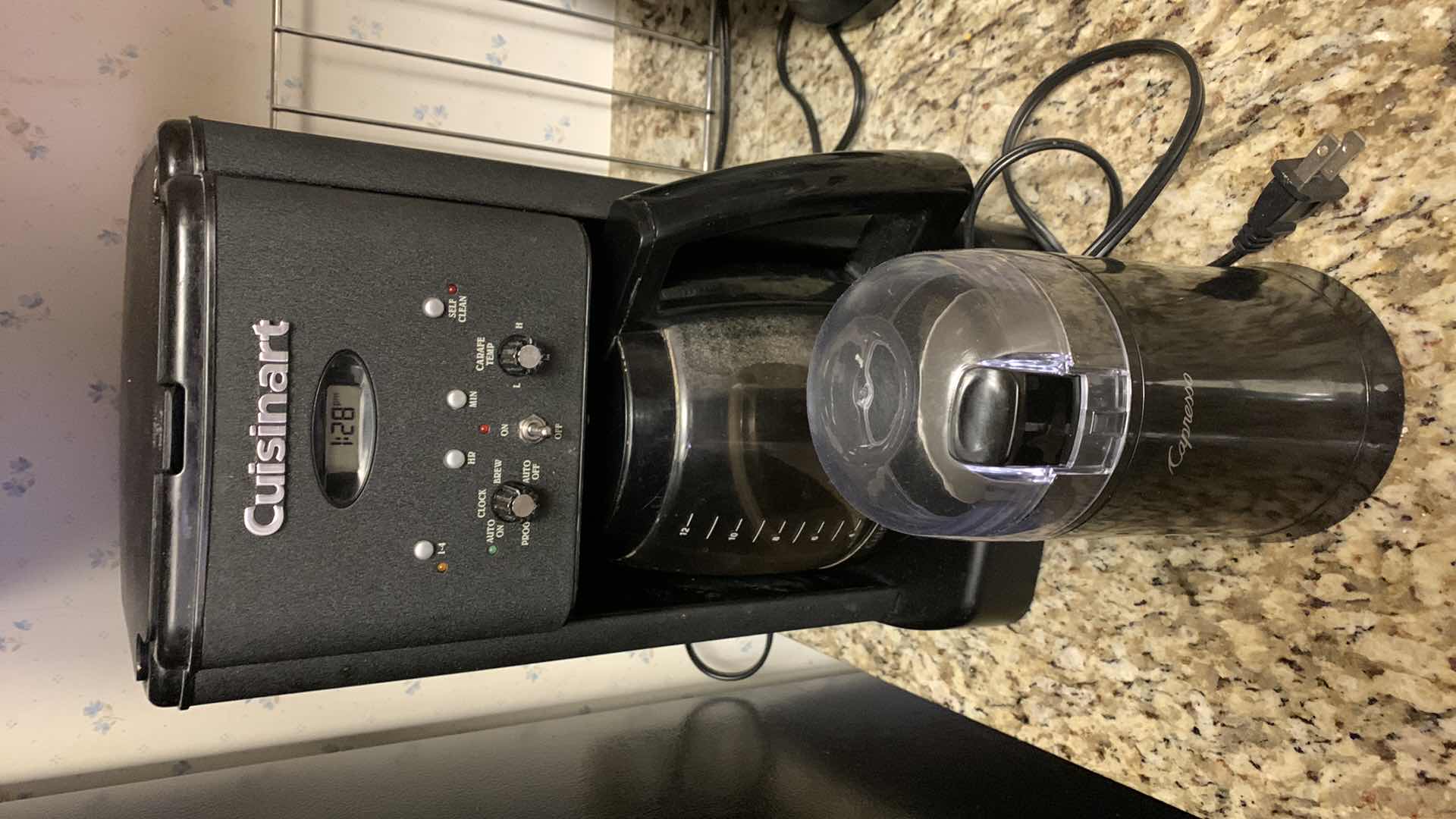 Photo 1 of CUISINART COFFEE MAKER AND CAPRESSO GRINDER