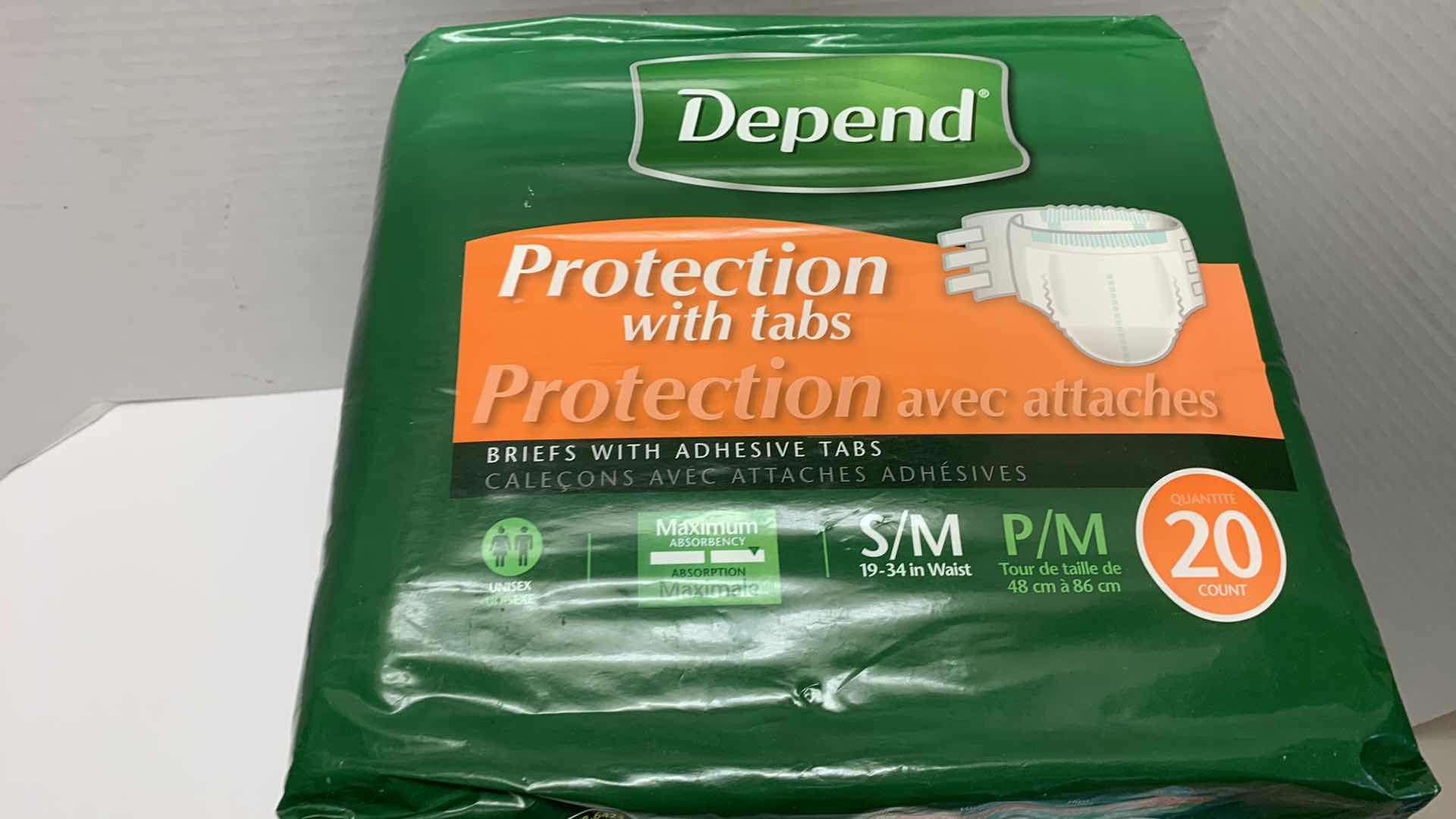 Photo 2 of 2 DEPEND PROTECTION WITH TABS AND TRANQUILITY UNDERWEAR