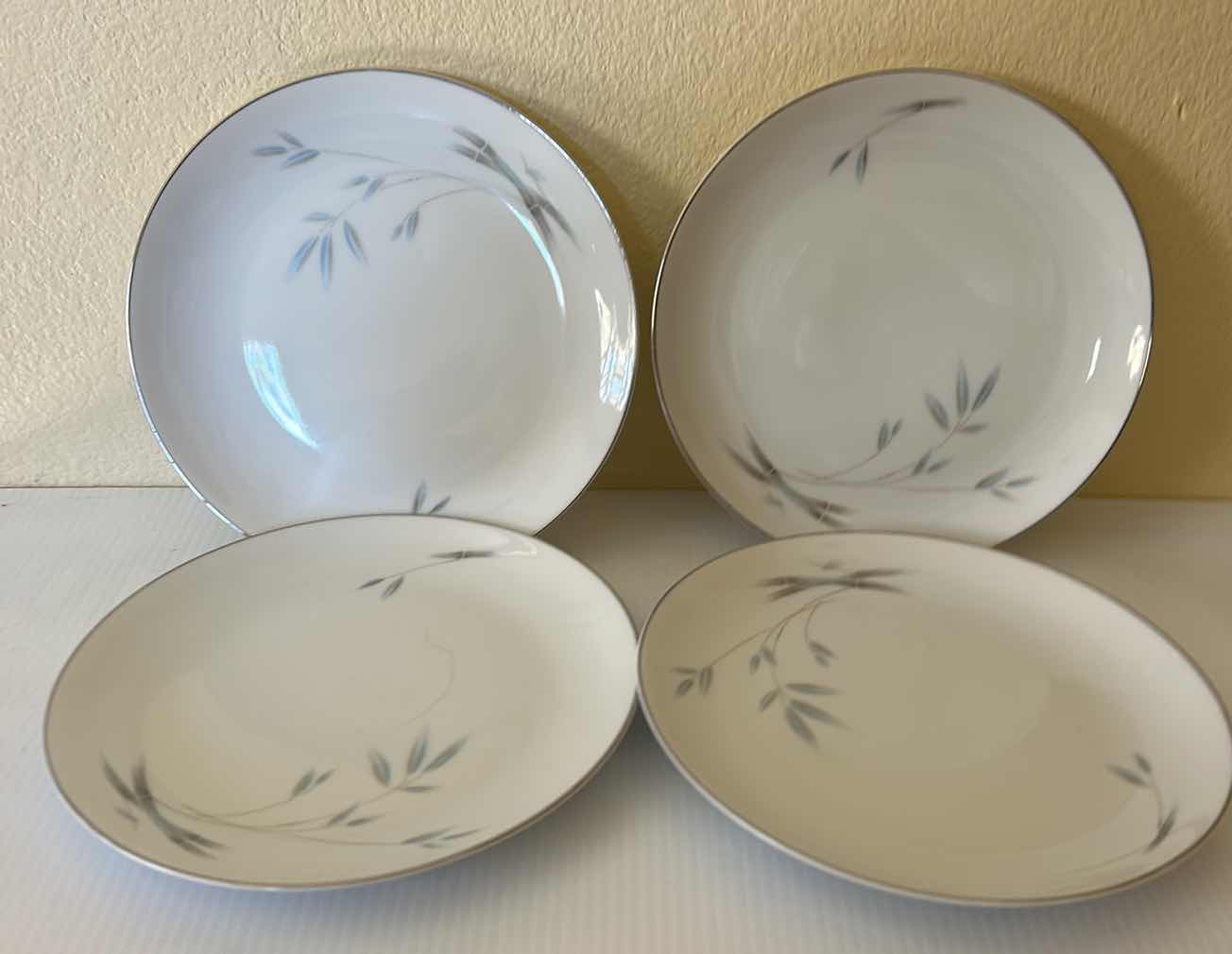 Photo 2 of 4- PIECE MIKASA FINE CHINA BALBOA DESIGN SALAD PLATES