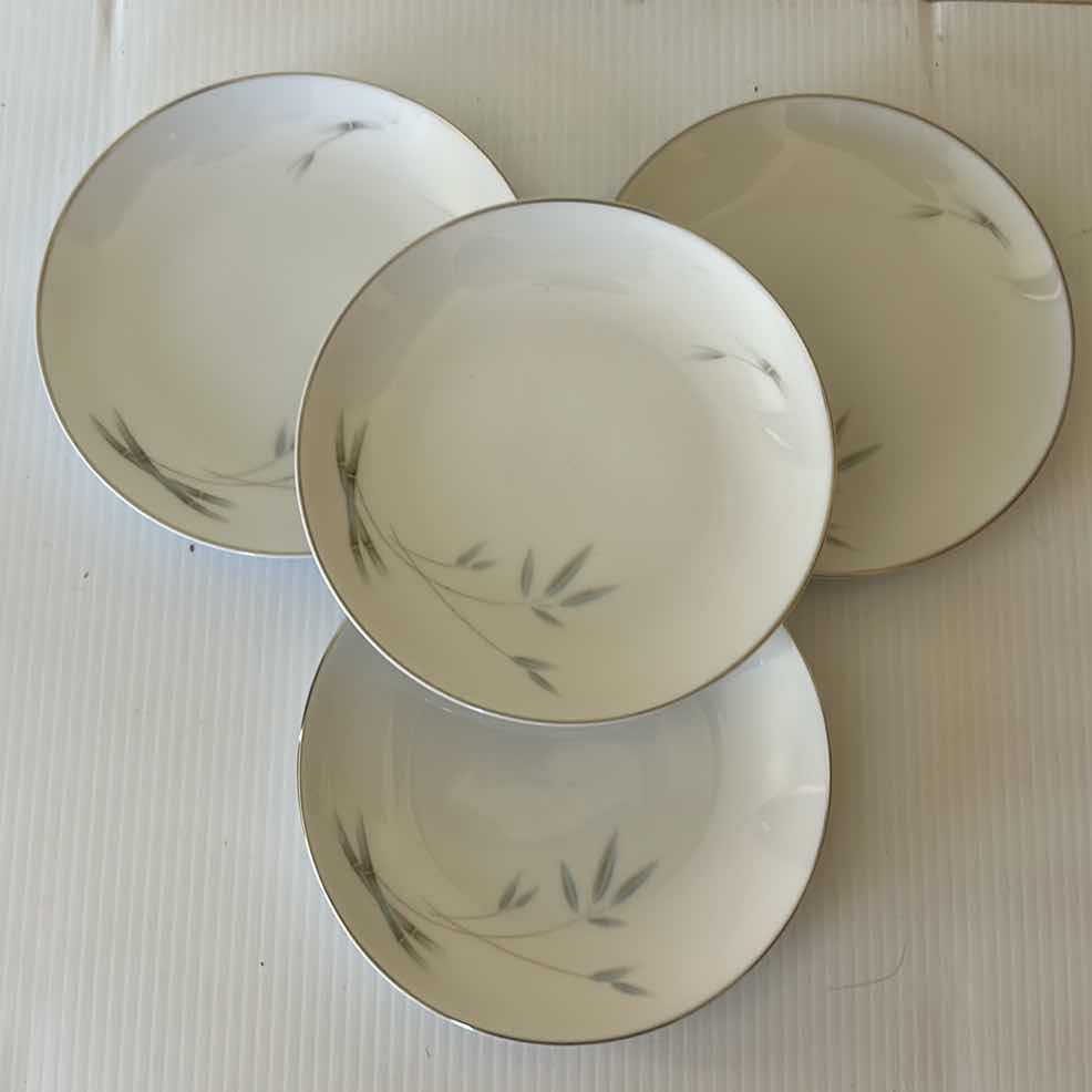 Photo 1 of 4- PIECE MIKASA FINE CHINA BALBOA DESIGN DESSERT PLATES