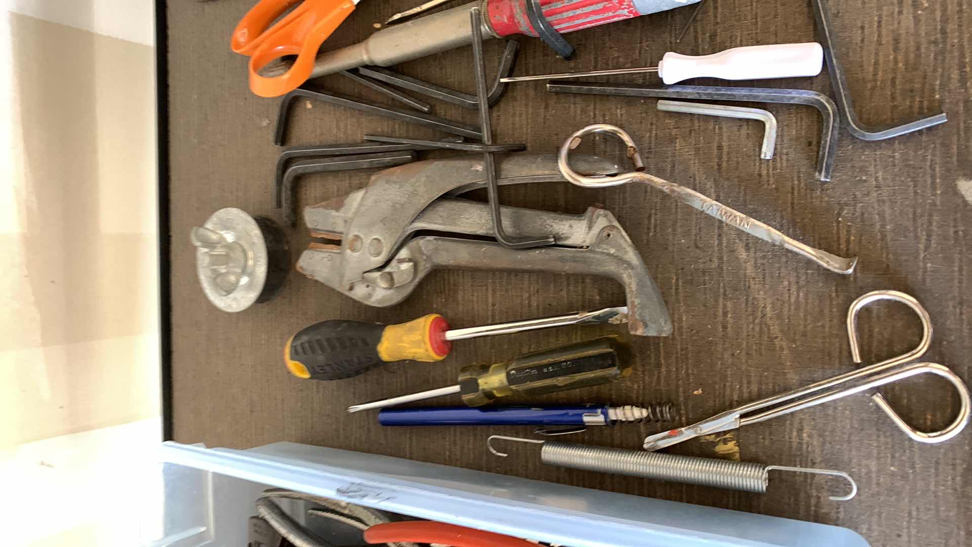 Photo 3 of ASSORTED PLIERS, TOOL BAG AND TOOLS