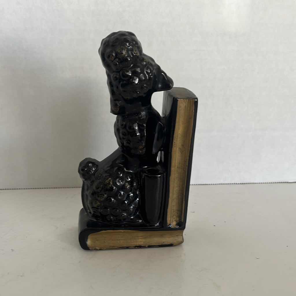 Photo 2 of 6” CERAMIC POODLE BOOK END