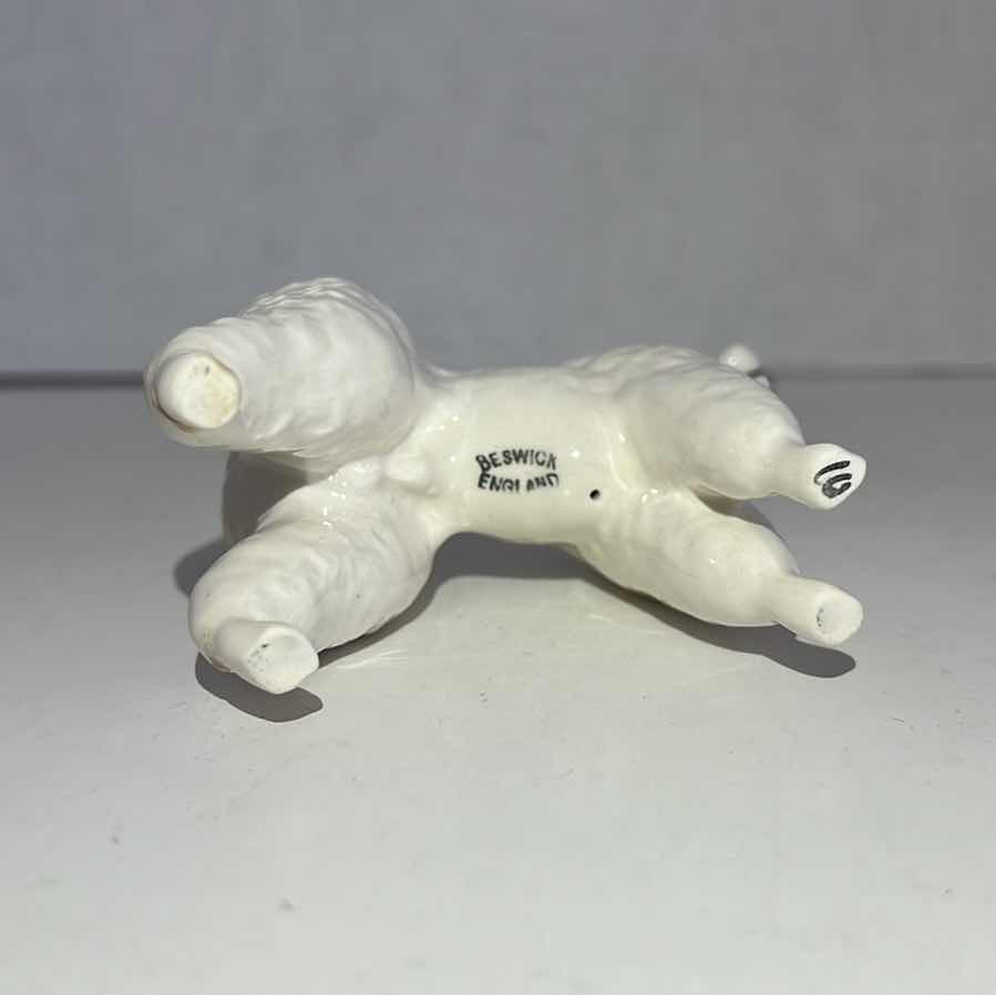 Photo 3 of CHIEN BESWICK ENGLAND POODLE DOG FIGURINE 3.5”