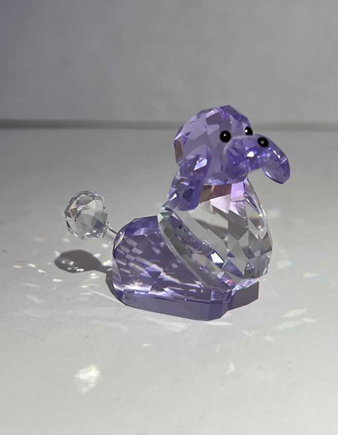 Photo 1 of SWAROVSKI CRYSTAL LOVLOTS DOG 'VIOLETTA' "GANG OF DOGS COLLECTION" 2008 1.5”