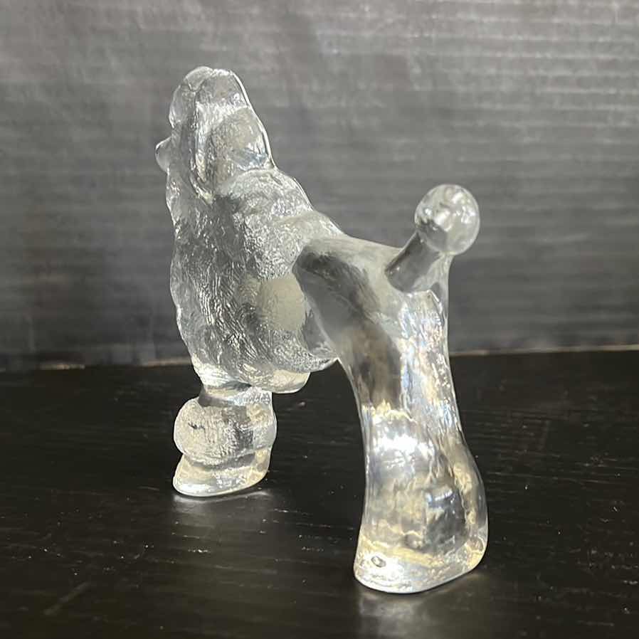 Photo 2 of KOSTA BODA VALLIEN KENNEL SERIES POODLE DOG SWEDISH  ART GLASS 5”