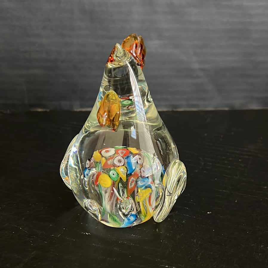 Photo 2 of ART GLASS MURANO STYLE HANDBLOWN BIRD 4.5”