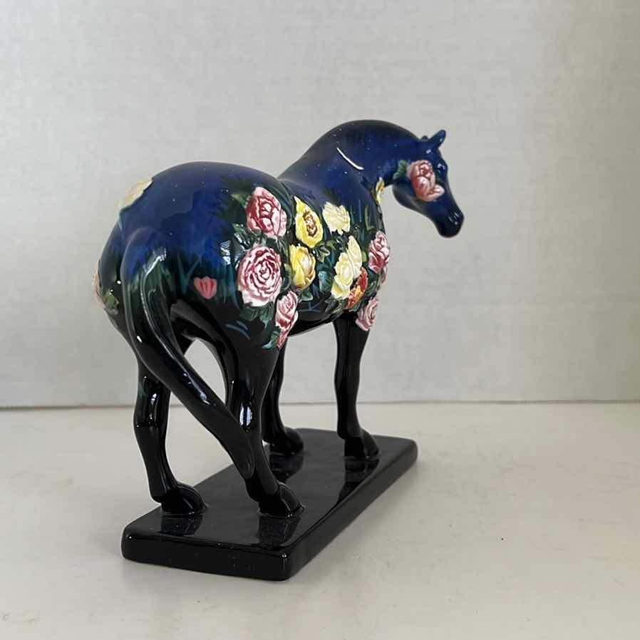 Photo 3 of  THE TRAIL OF PAINTED PONIES "NIGHT FLOWER" BY CJ WELLS HORSE FIGURINE 5.75”