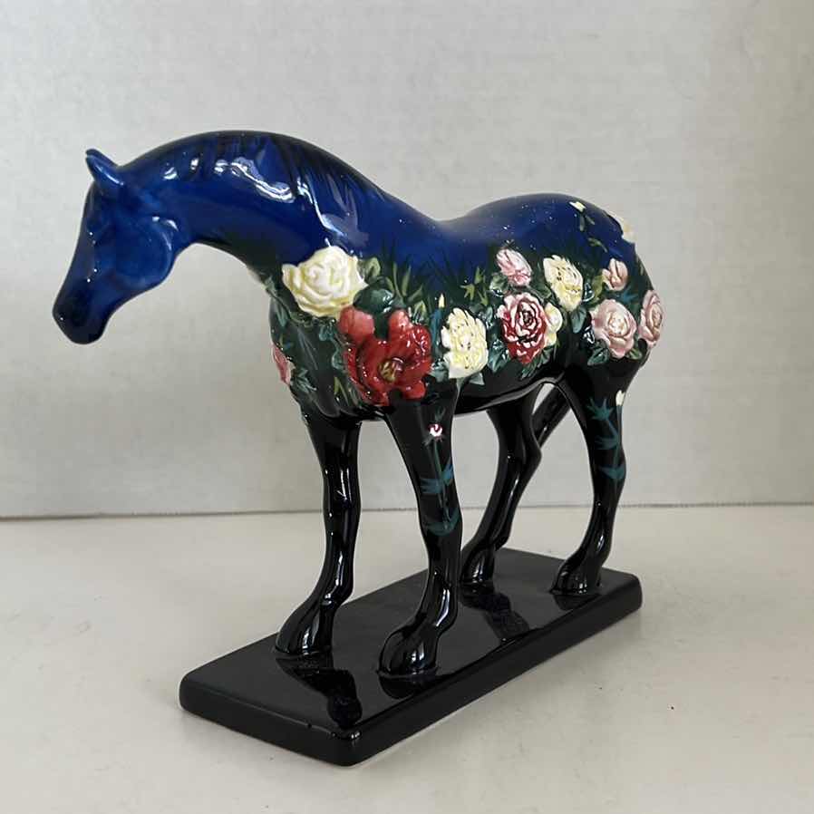 Photo 2 of  THE TRAIL OF PAINTED PONIES "NIGHT FLOWER" BY CJ WELLS HORSE FIGURINE 5.75”