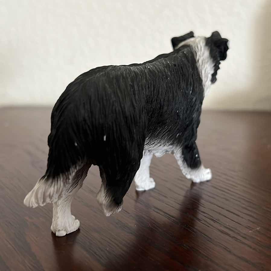 Photo 3 of BORDER COLLIE HAND PAINTED FIGURINE COLLECTIBLE 3”