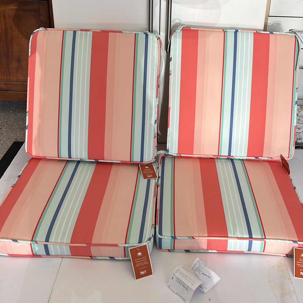 Photo 5 of 4 NEW PIER ONE SUNBRELLA CHAIR PADS $39.95 EA