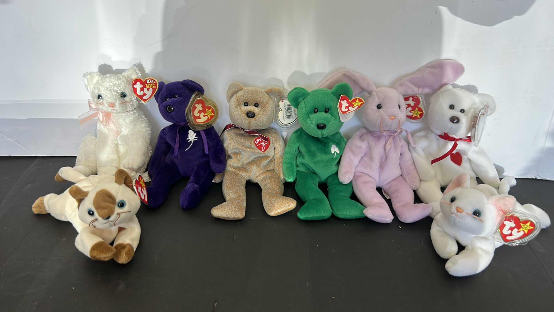 Photo 1 of 8 COLLECTIBLE BEANIE BABIES INCLUDES RARE PRINCESS BEANIE BABY)