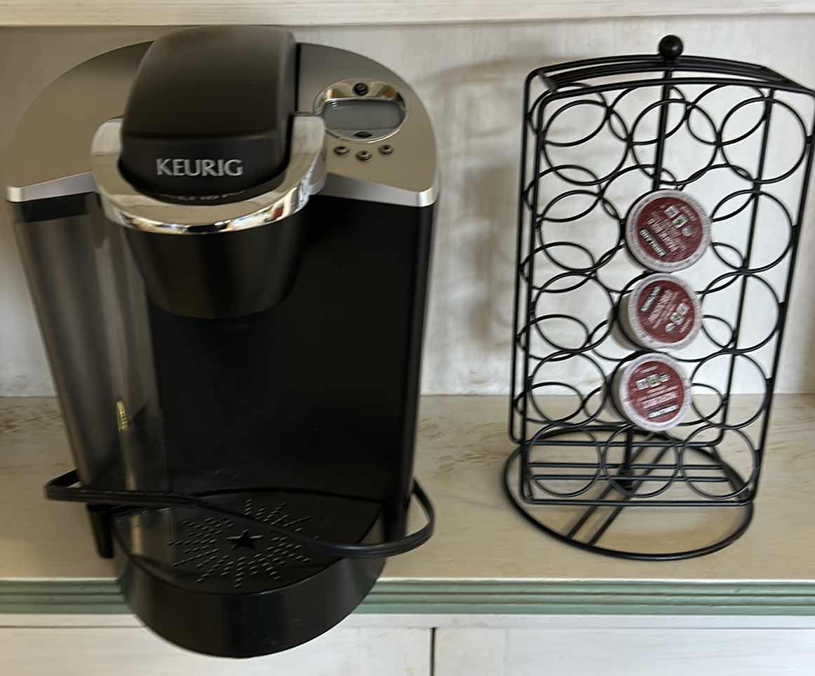 Photo 1 of KEURIG AND POD HOLDER