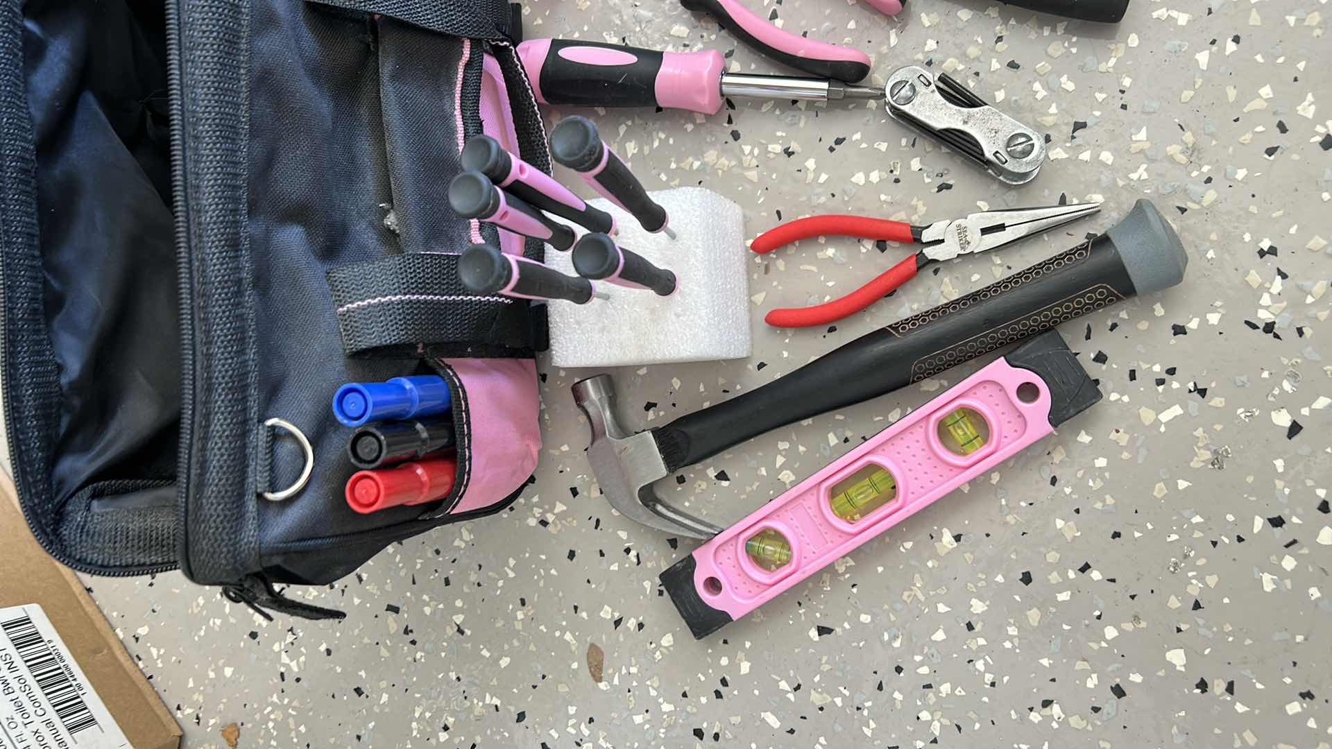 Photo 2 of PINK TOOL KIT WITH TOTE