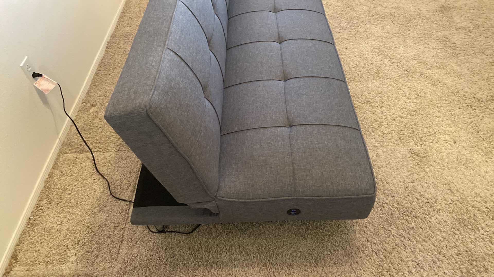 Photo 3 of FUTON WITH USB PORT 65“ x 34“ H 29” AS A SOFA
