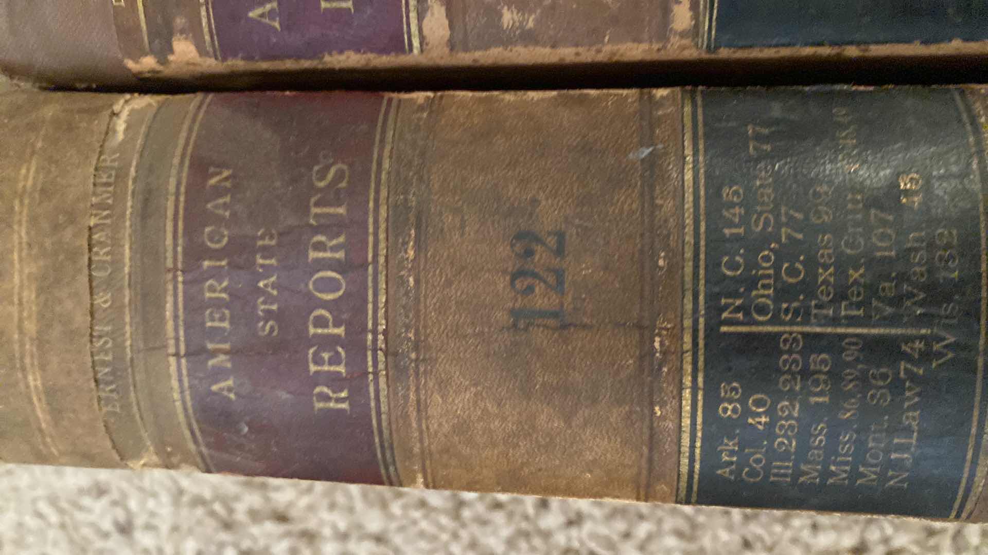 Photo 5 of ANTIQUE - 4 ERNEST & CRANMER LAW BOOKS FROM LATE 1800’s