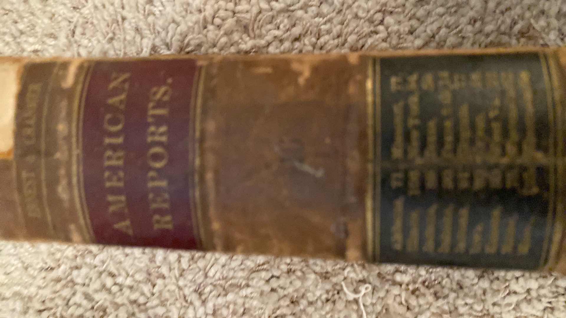 Photo 2 of ANTIQUE - 4 ERNEST & CRANMER LAW BOOKS FROM LATE 1800’s