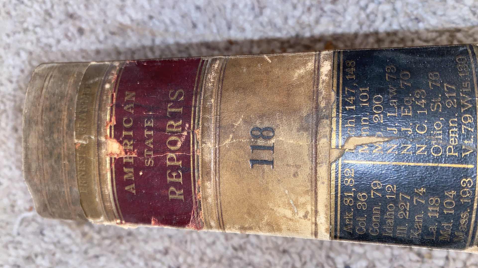 Photo 6 of ANTIQUE - 4 ERNEST & CRANMER LAW BOOKS FROM EARLY 1900’s
