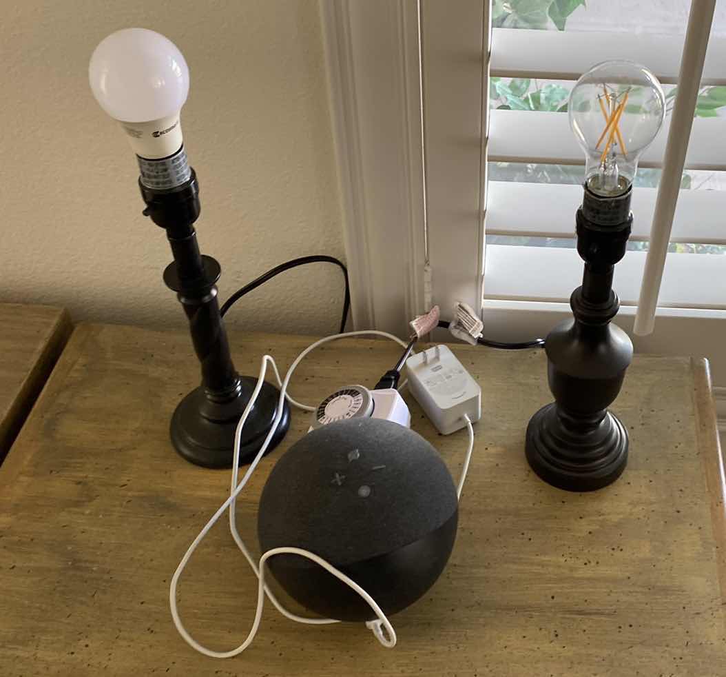 Photo 1 of PAIR OF LAMPS H14” AND 1 ZIGBEE SPEAKER