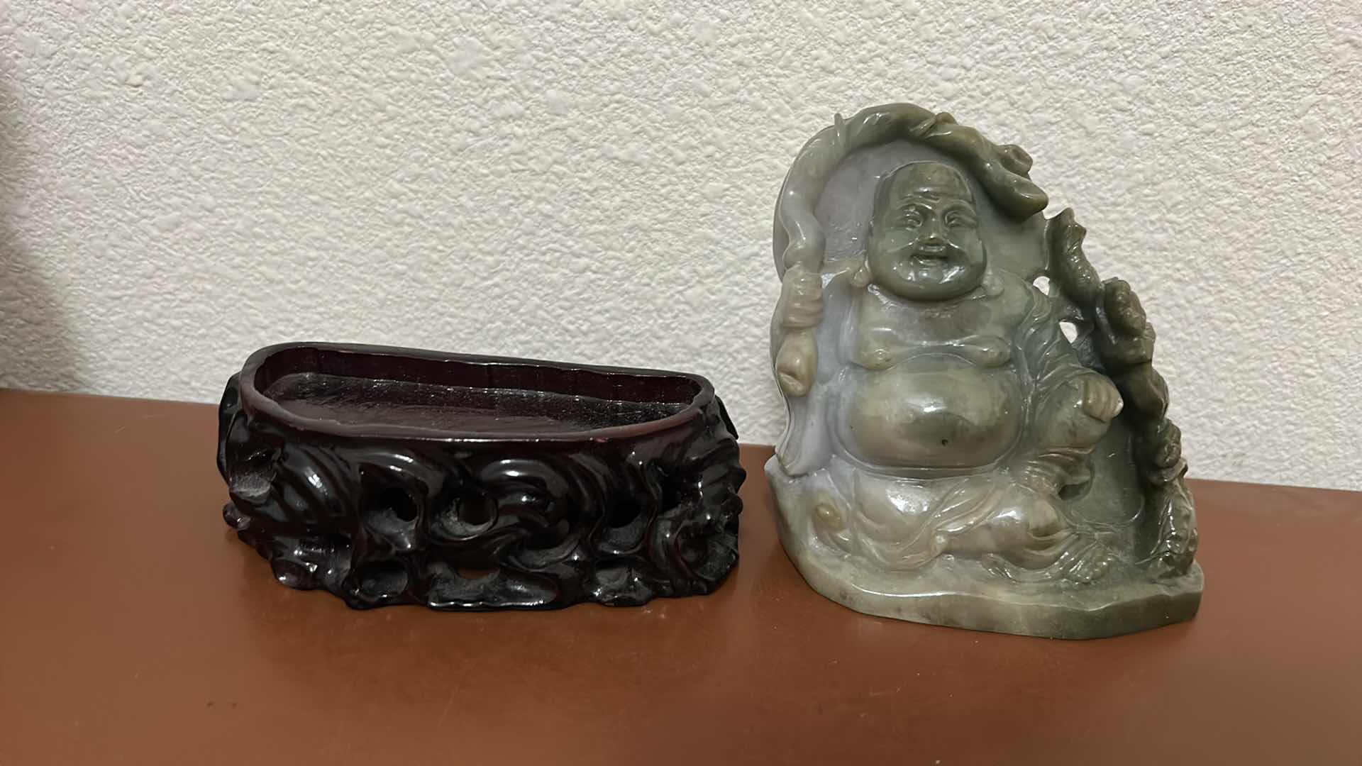 Photo 2 of JADE HOTEI THE GOD OF HAPPINESS ON STAND 5 1/2” x 7”