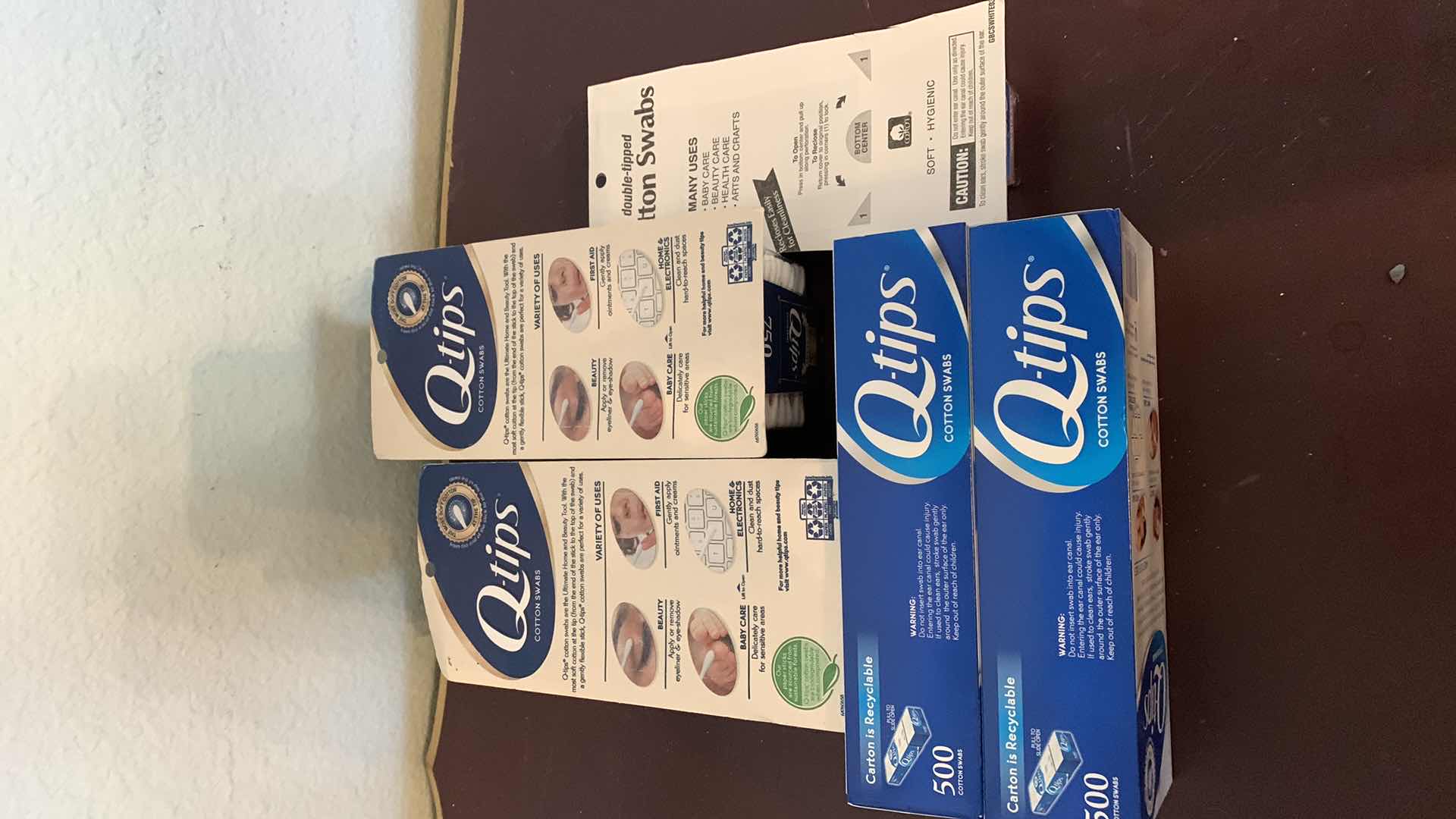 Photo 2 of Q-TIPS BOXES