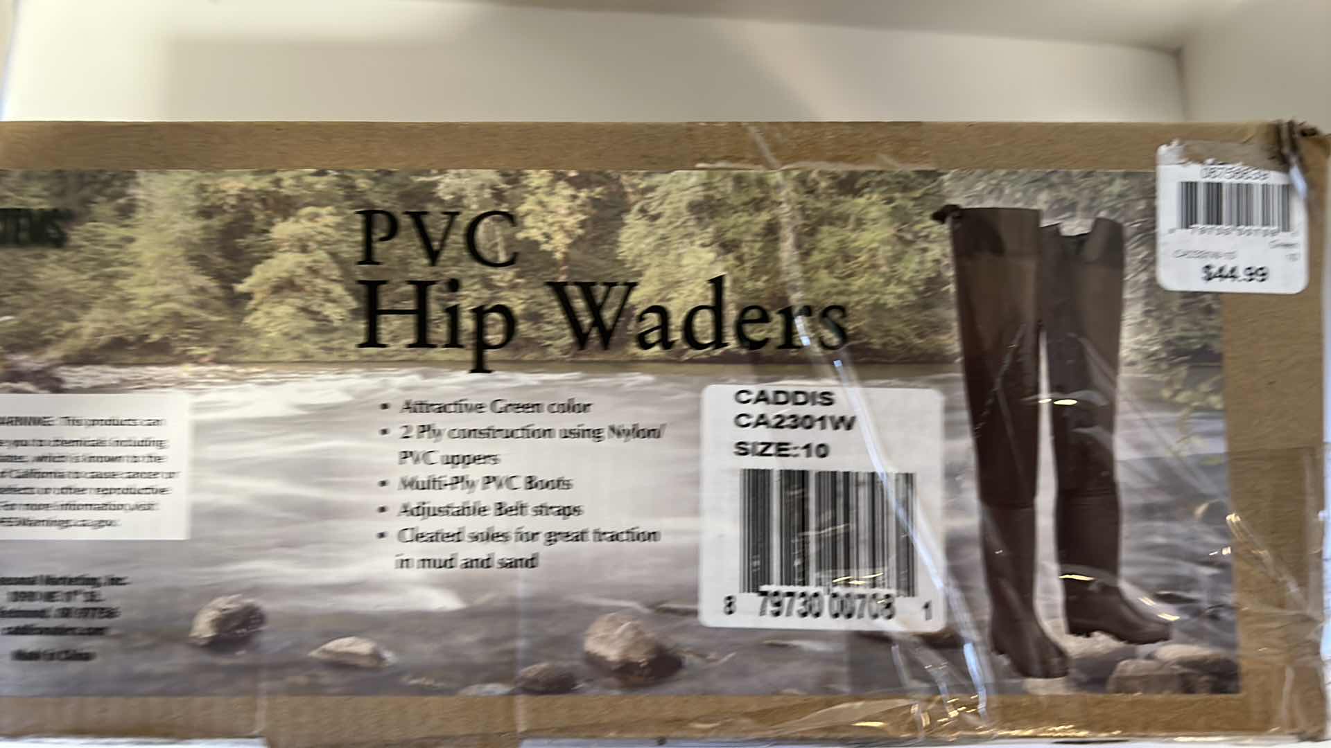 Photo 3 of CADDIS PVC HIP WADERS $45 SIZE 10s