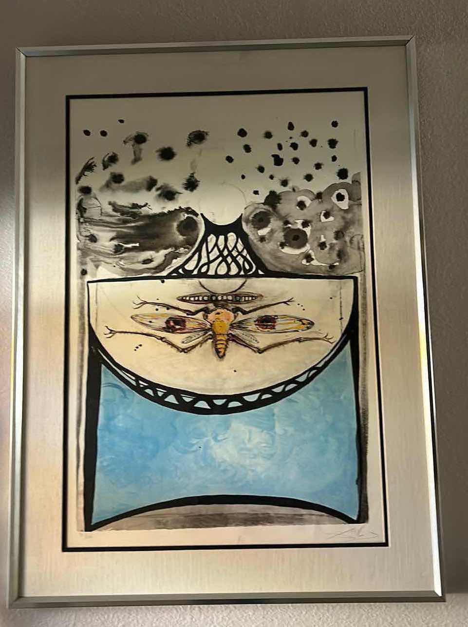 Photo 7 of WALL DECOR- SIGNED NUMBERED SALVADOR DALI 90/300 FRAMED ARTWORK 30“ x 40“