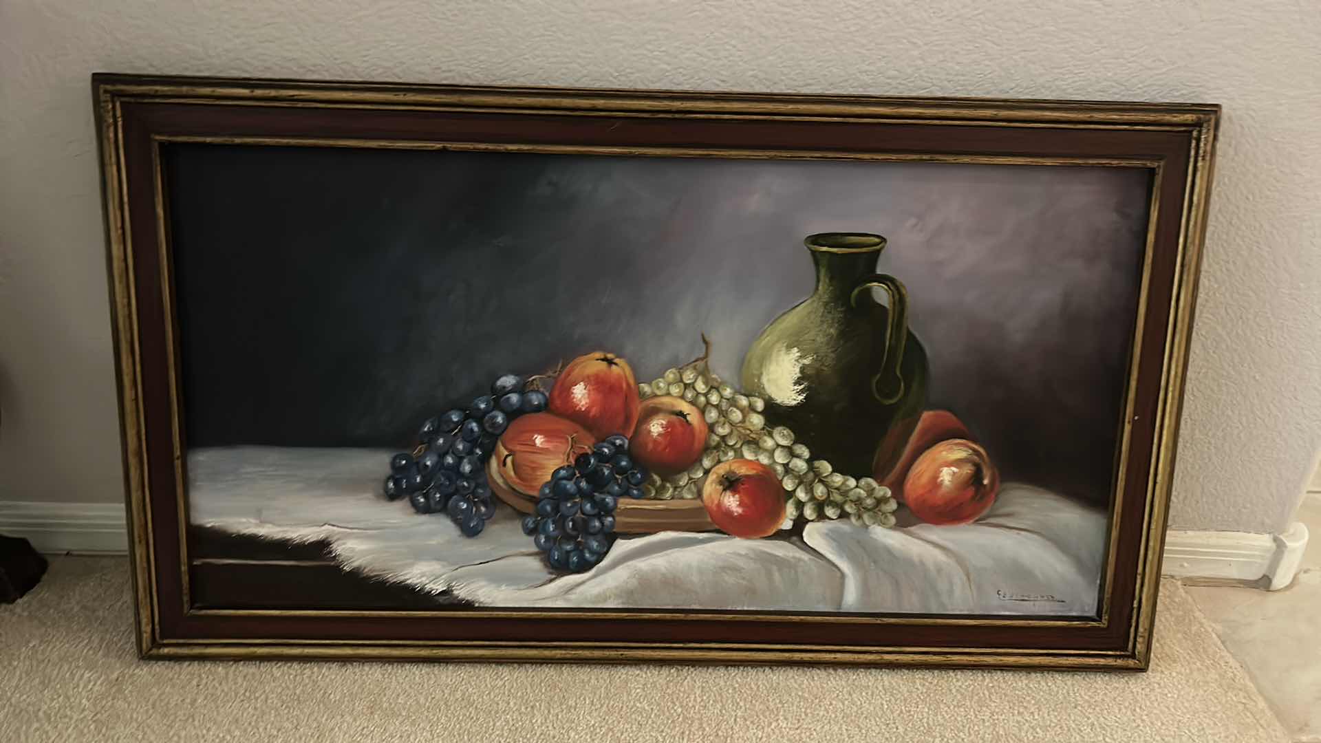 Photo 9 of ARTWORK OIL PAINTINGS ON CANVAS. SIGNED STILLSCAPES FRAMED LARGEST 31” x 17 1/2”.