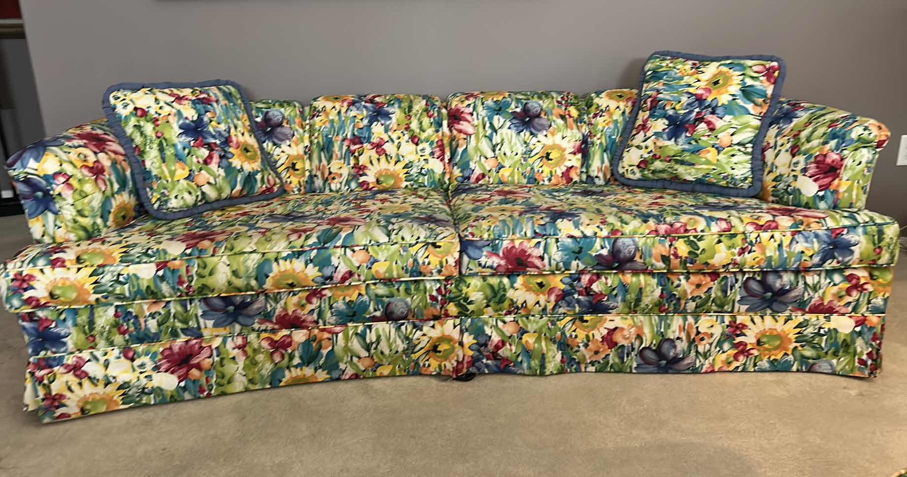 Photo 1 of FLORAL SOFA 88” x 3’
