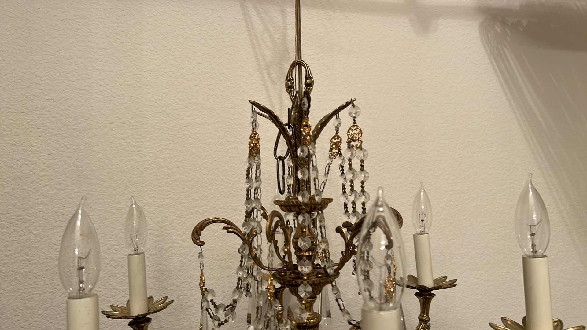 Photo 10 of EXQUISITE VINTAGE CHANDELIER WITH ALL THE PIECES. 23” x 23”.