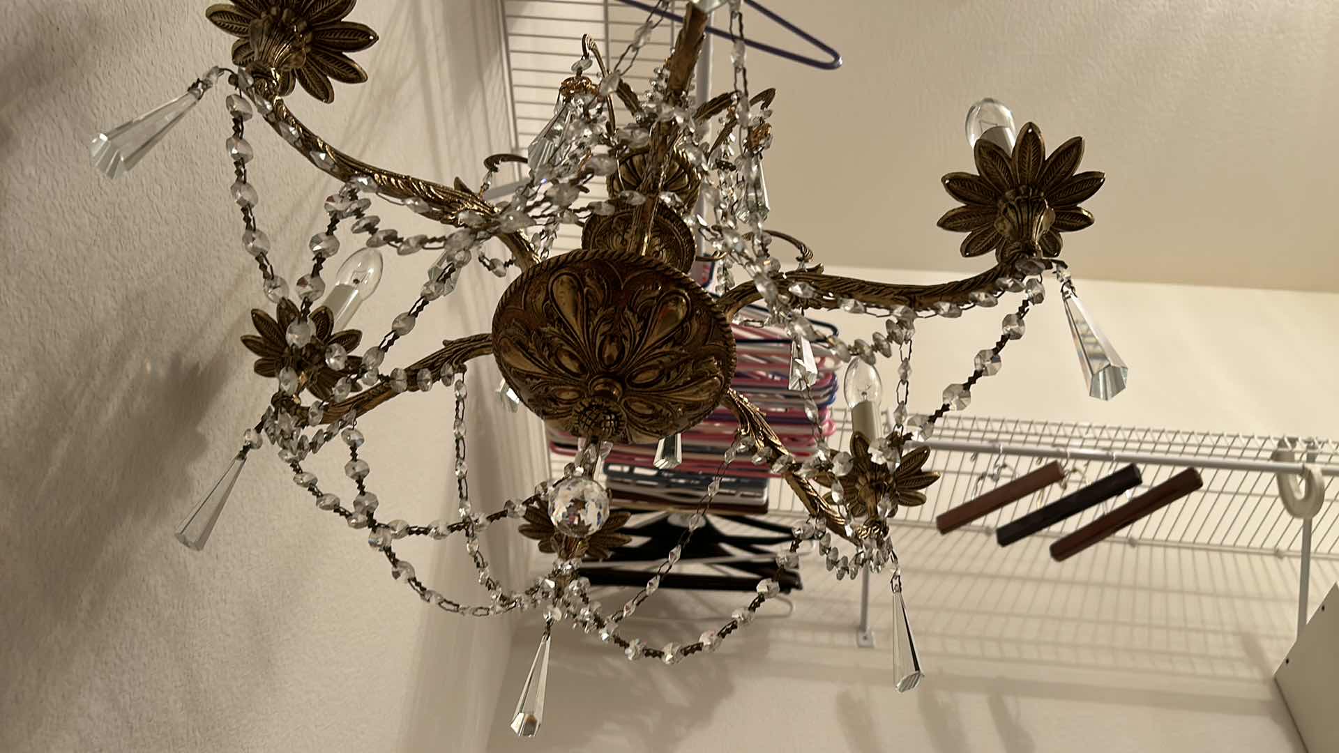 Photo 6 of EXQUISITE VINTAGE CHANDELIER WITH ALL THE PIECES. 23” x 23”.