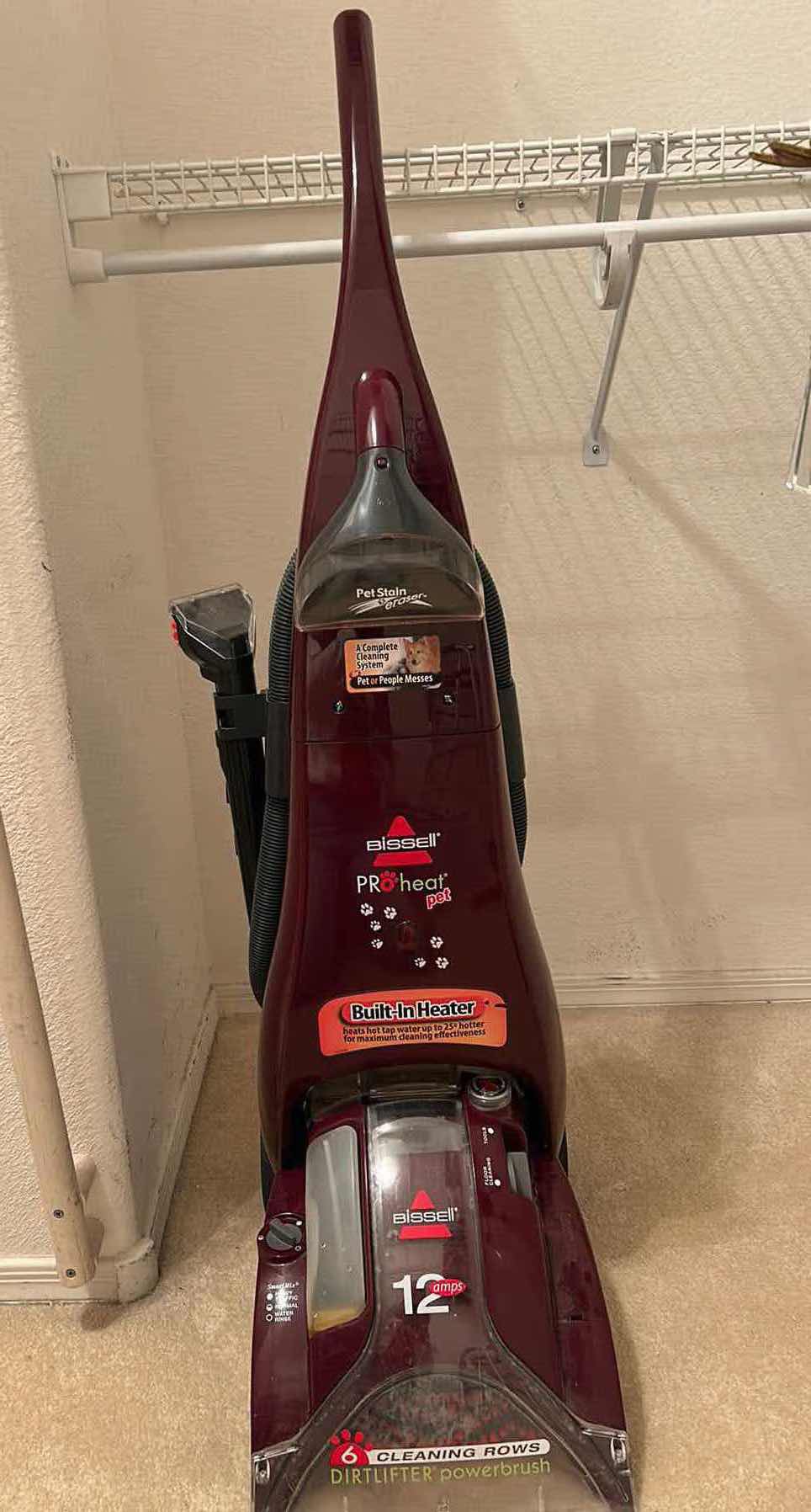 Photo 4 of BISSELL PRO HEAT 12AMPS RUG CLEANER