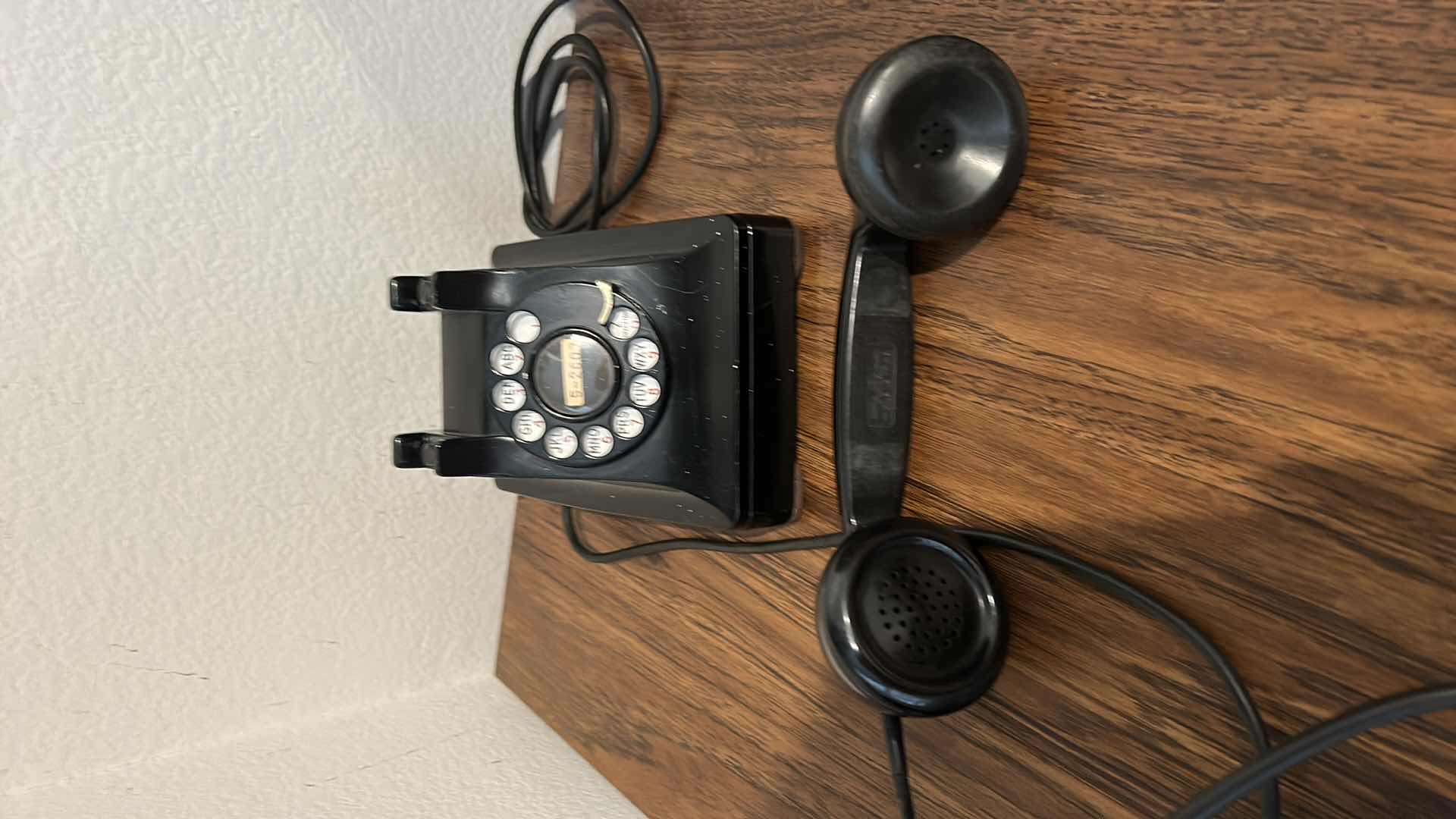 Photo 3 of VINTAGE COLLECTIBLE- BLACK ROTARY PHONE