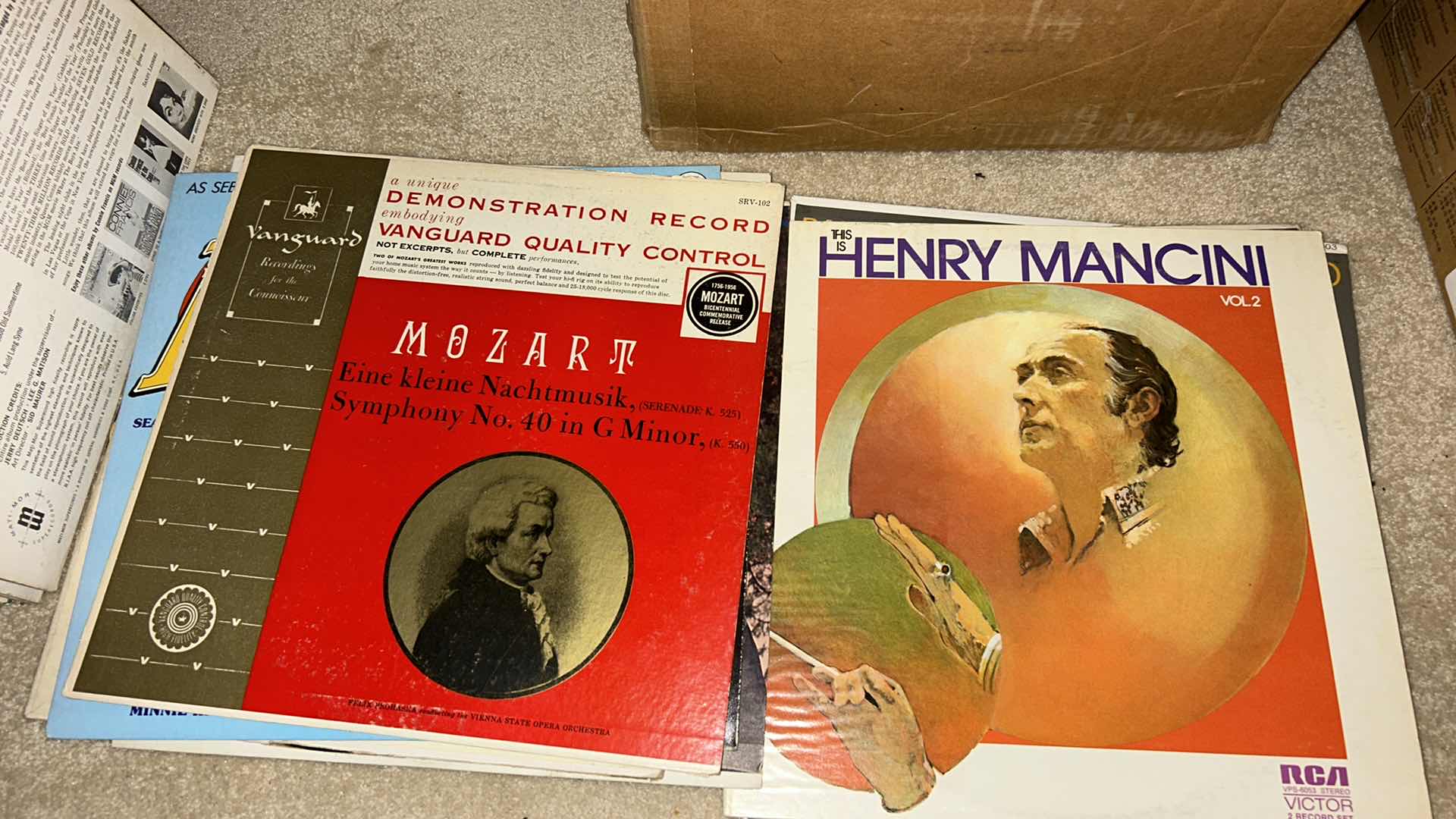 Photo 8 of BOX OF RARE VINTAGE RECORD ALBUMS