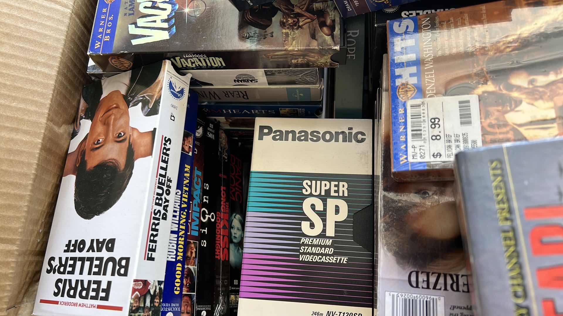 Photo 3 of BOX OF VHS TAPES