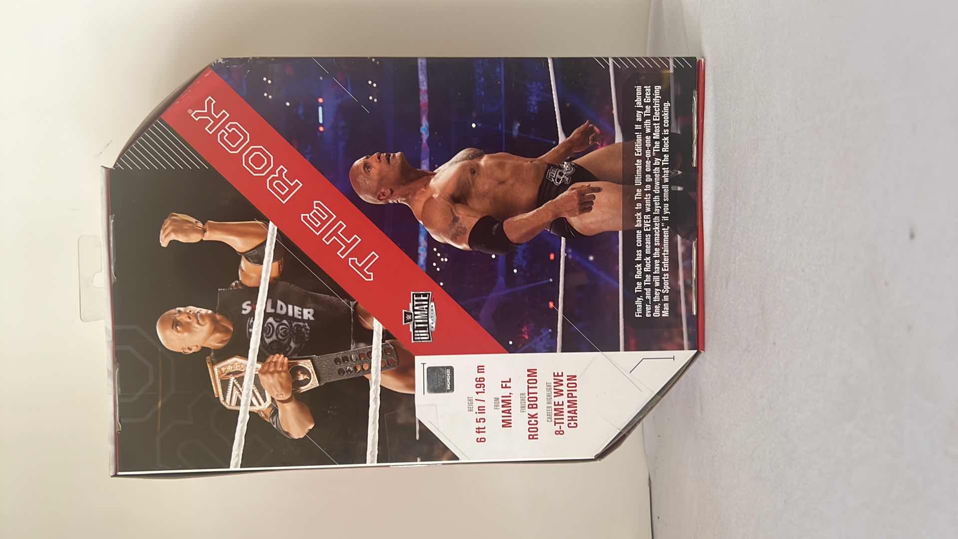 Photo 2 of BRAND NEW MATTEL ULTIMATE EDITION “THE ROCK” FIGURINE