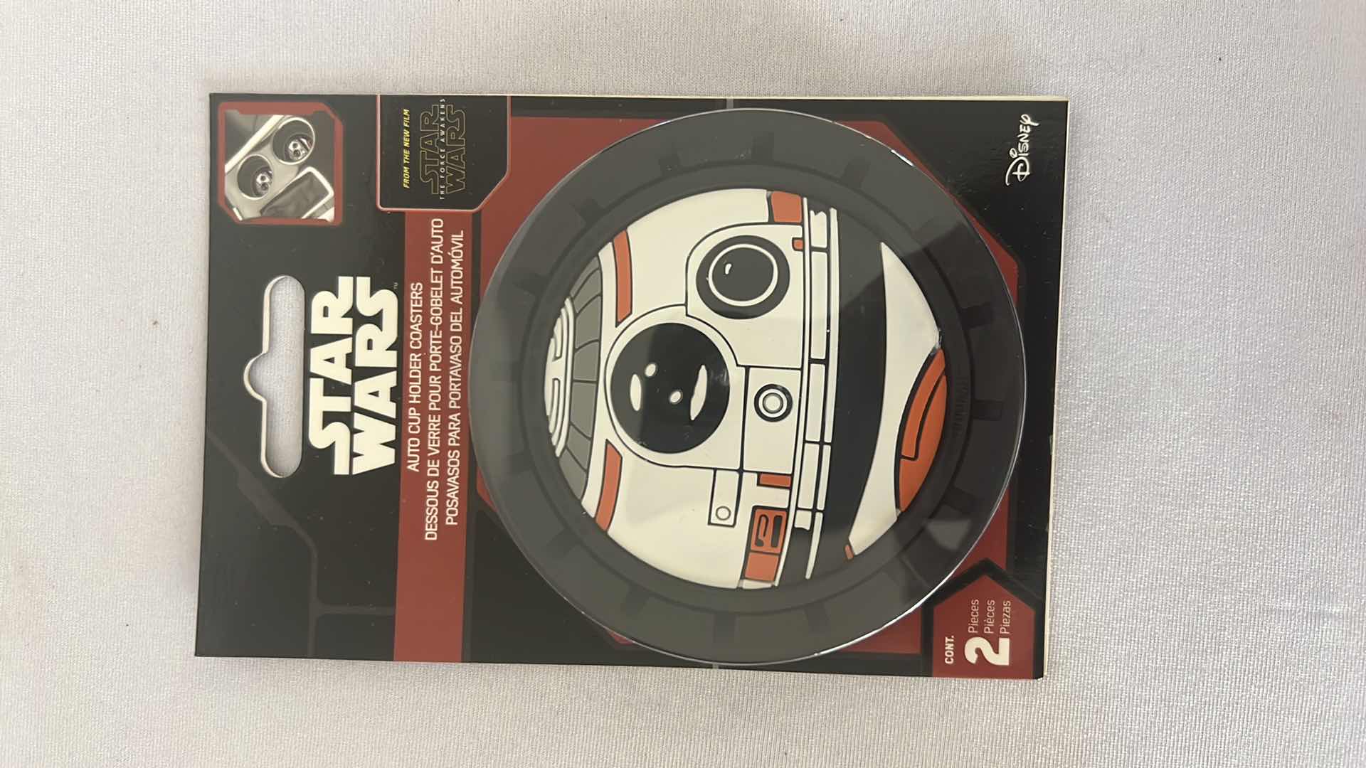 Photo 3 of 4-BRAND NEW STAR WARS BB-8 2 PACK CAR CUP COASTER SETS $40 (8 TOTAL CAR COASTERS)