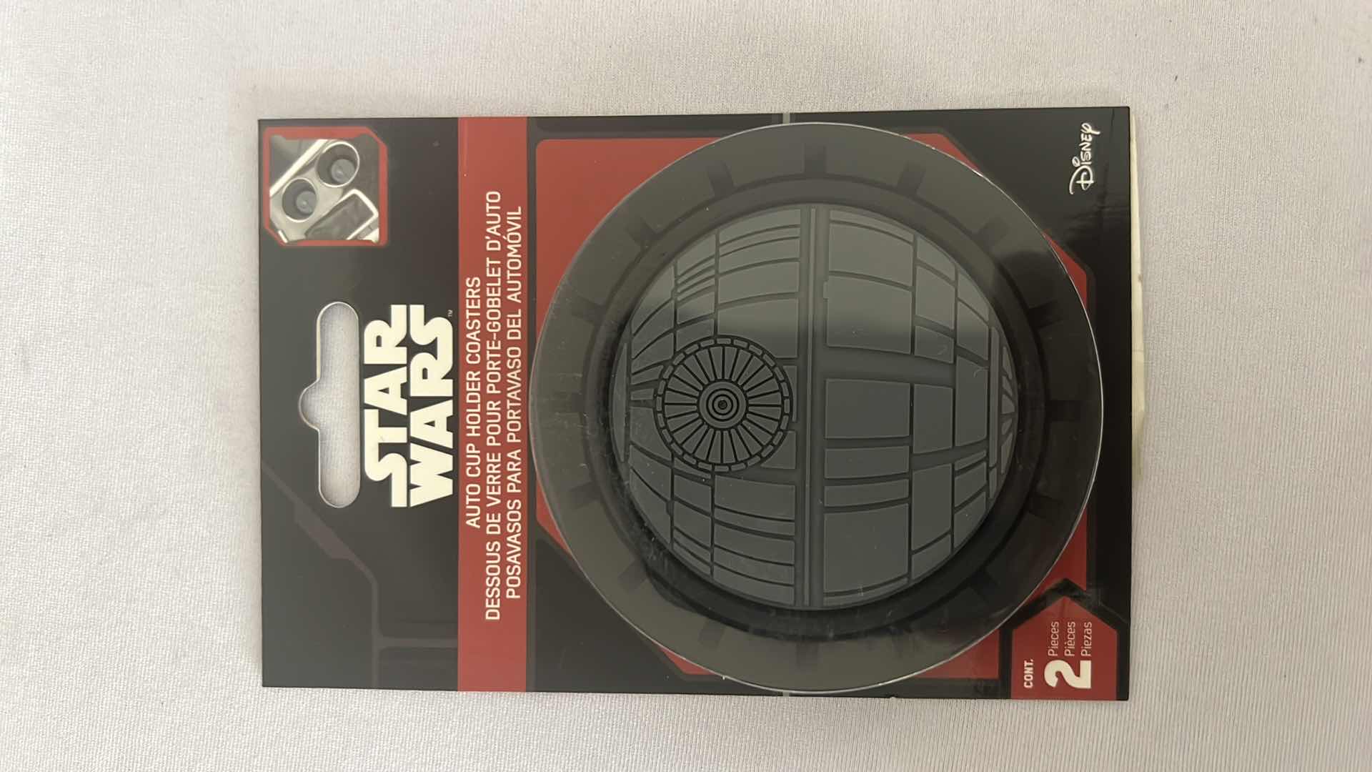 Photo 3 of 4-BRAND NEW STAR WARS DEATH STAR 2-PACK CAR CUP COASTER SETS $40 (8 TOTAL CAR COASTERS)