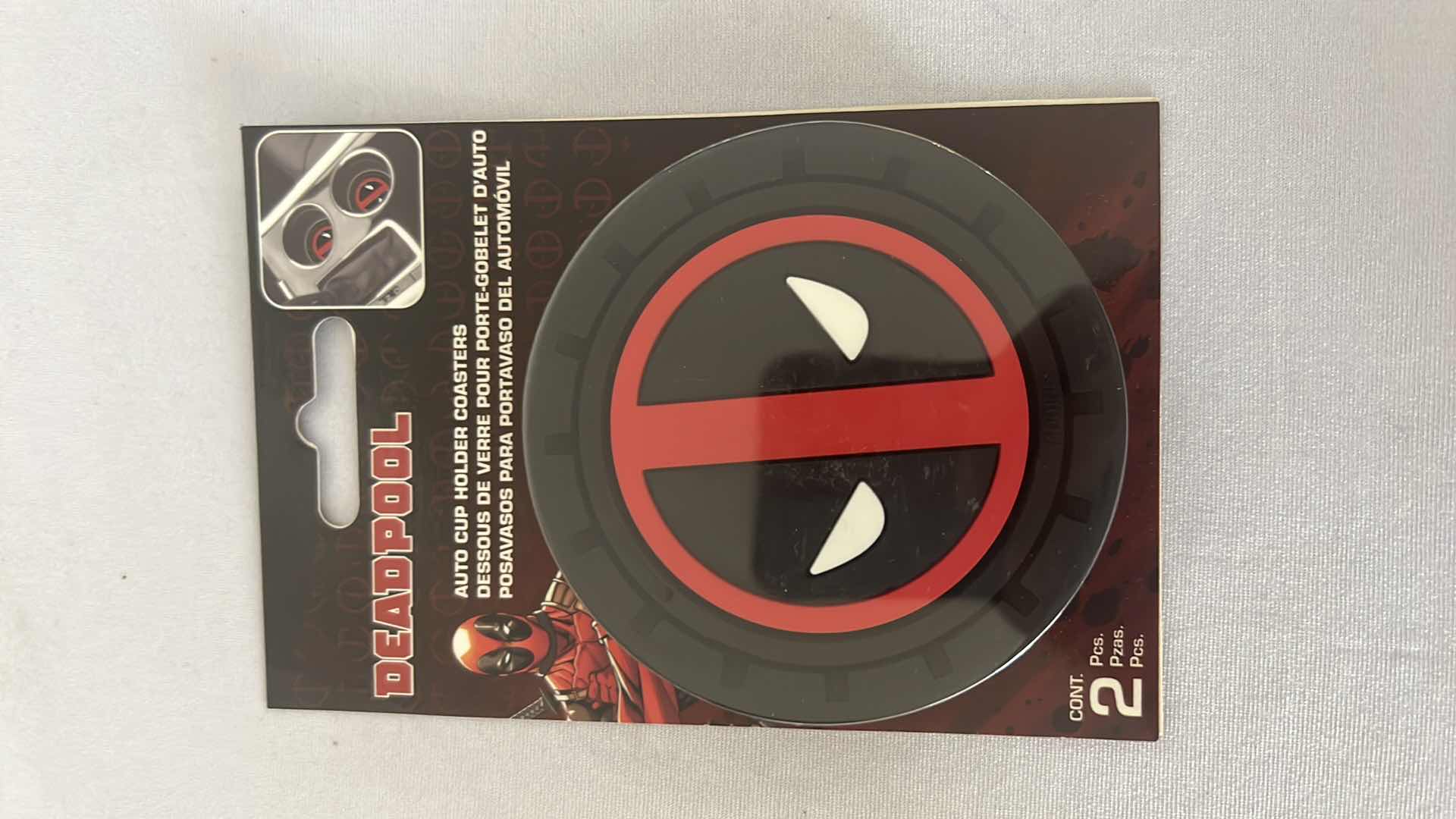 Photo 3 of 4-BRAND NEW DEADPOOL  2-PACK CAR CUP COASTER SETS $40 (8 TOTAL CAR COASTERS)