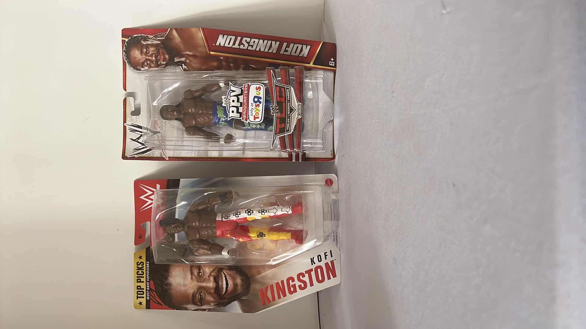 Photo 1 of 2-BRAND NEW MATTEL WWE ACTION FIGURES (KOFI KINGSTON) $40