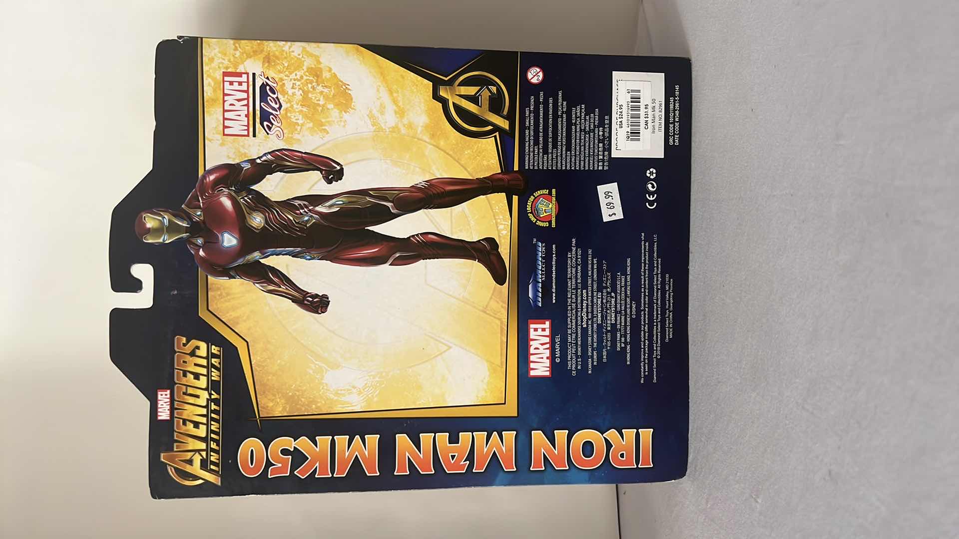 Photo 2 of BRAND NEW DISNEY MARVEL “IRON MAN MK50” ACTION FIGURE $70