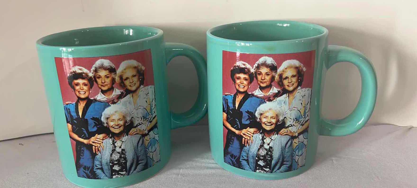 Photo 1 of 2-BRAND NEW GOLDEN GIRLS “STAY GOLDEN” 16 OZ CERAMIC MUGS $25