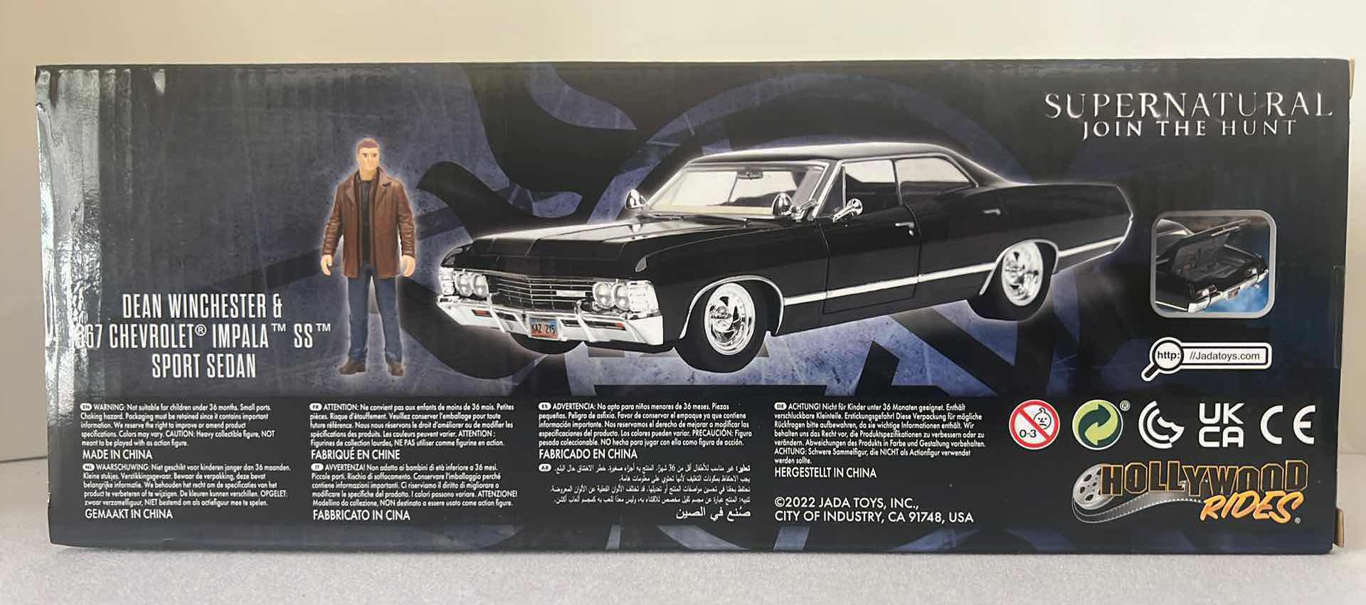 Photo 2 of BRAND NEW JADA DEAN WINCHESTER “1967 CHEVROLET IMPALA SS SPORTS SEDAN DIE-CAST MODEL CAR