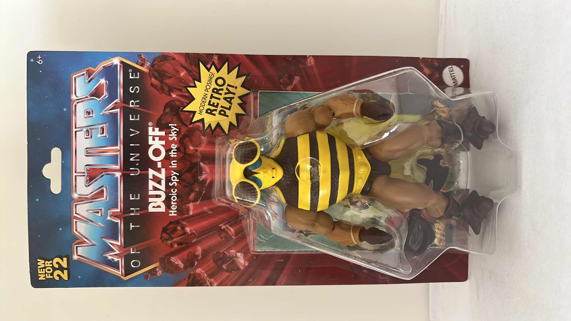 Photo 1 of BRAND NEW MATTEL MASTERS OF THE UNIVERSE “BUZZ-OFF ” ACTION FIGURE. $22