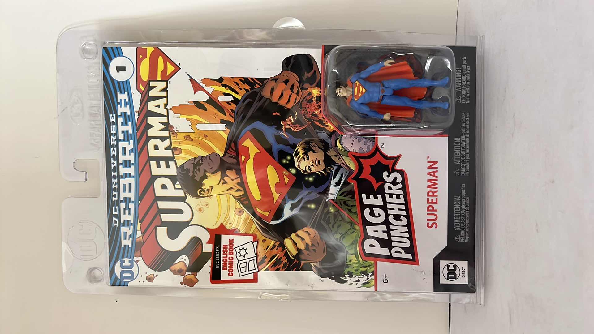 Photo 1 of BRAND NEW DC UNIVERSE REBIRTH “SUPERMAN” ACTION FIGURE $20