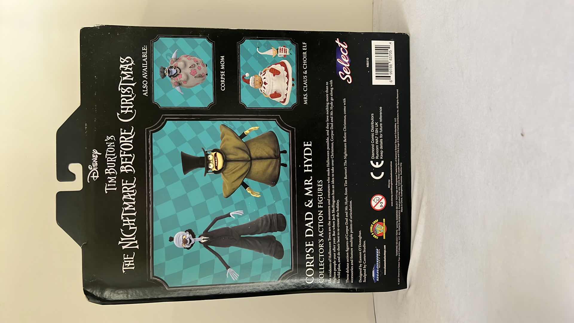 Photo 2 of BRAND NEW DISNEY TIM BURTON TGE NIGHTMARE BEFORE CHRISTMAS “CORPSE DAD & MR.HYDE” COLLECTORS ACTION FIGURES $34