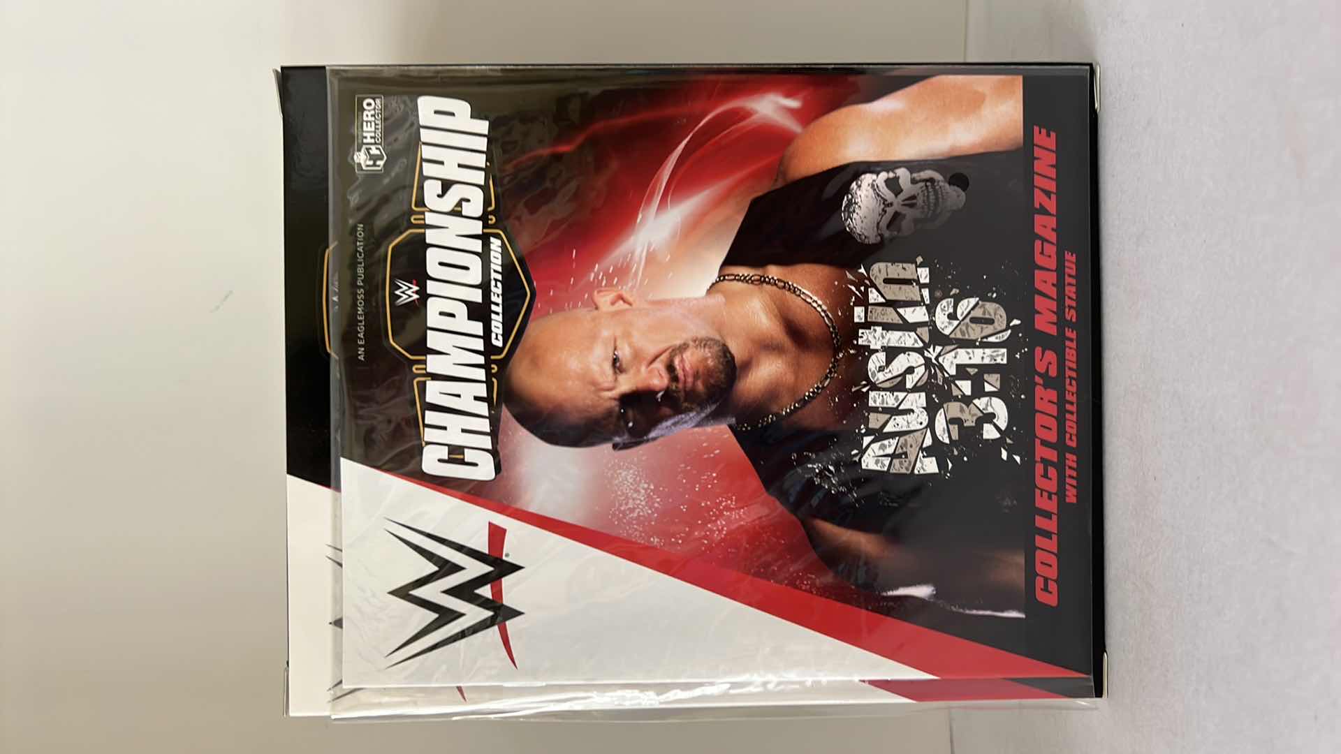 Photo 1 of BRAND NEW CHAMPIONSHIP COLLECTION WWE “AUSTIN 3:16” COLLECTORS MAGAZINE W COLLECTIBLE STATUE