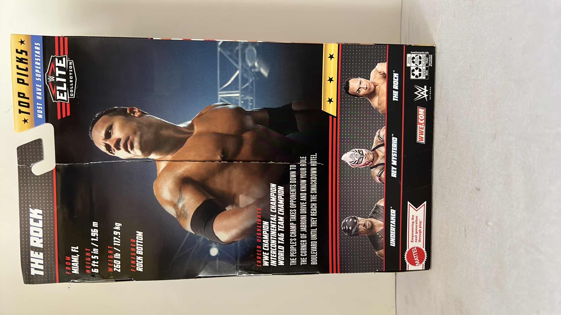 Photo 2 of BRAND NEW ELITE COLLECTION WWE “THE ROCK” ACTION FIGURE $25